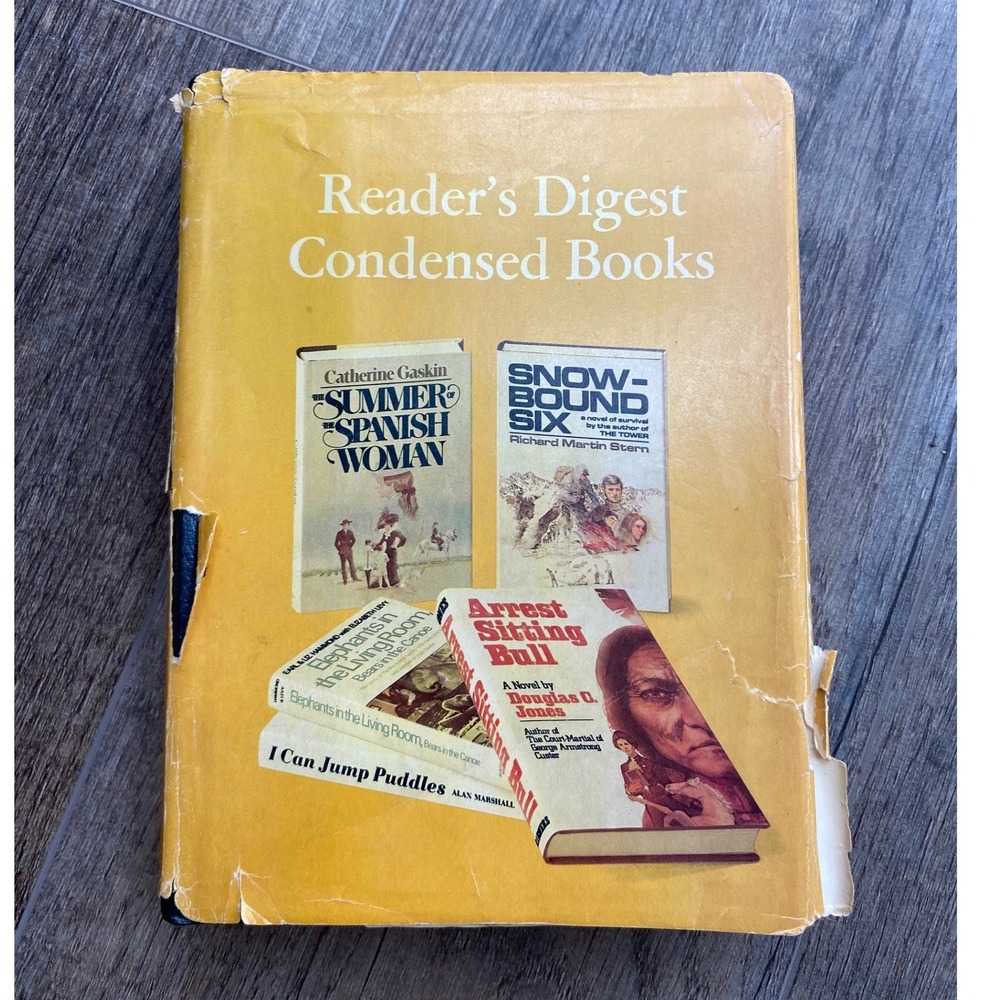 Readers Digest Condensed Book Vol 1 1978 Snowbound Six Catherine Gaskin Hardcovr